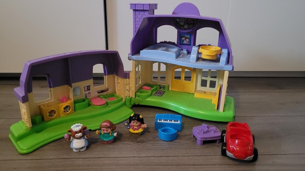 Little People Huis met Geluid en Accessoires, Kinderen en Baby's, Speelgoed | Poppenhuizen, Ophalen of Verzenden, Gebruikt, Poppenhuis