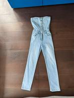 Strapless jumpsuit jeans maat 34, Hello Miss, Blauw, Ophalen of Verzenden, Zo goed als nieuw