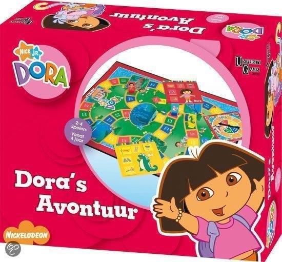 Bordspel Dora’s avonturen, Hobby en Vrije tijd, Gezelschapsspellen | Bordspellen, Gebruikt, Een of twee spelers, Drie of vier spelers