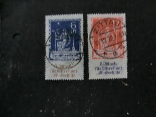 Duitse Rijk serie 233-234 Gestempeld.( aanbieding ), Postzegels en Munten, Postzegels | Europa | Duitsland, Gestempeld, Overige periodes