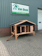 Douglas kippenhok Veranda villa Robuust, zwart, Dieren en Toebehoren, Pluimvee | Toebehoren, Ophalen of Verzenden, Nieuw, Kippenhok of Kippenren