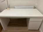 Ikea Bureau met Gebruikssporen + LED Lamp, Ophalen, Gebruikt, Bureau