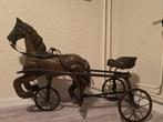 Antiek Houten paard met sulky, Antiek en Kunst, Antiek | Speelgoed, Ophalen