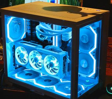 Game pc wit RX 9070 XT/ Ryzen 7 7800X3D / 4k Gaming computer beschikbaar voor biedingen