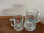 Set van grote en kleine bierpul Heineken, Ophalen of Verzenden, Zo goed als nieuw, Pul(len), Heineken