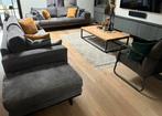Twee drie zits banken met hocker, Ophalen, Gebruikt, Overige materialen