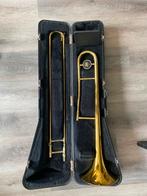 King 606 Trombone met Koffer en Mondstuk, Ophalen, Gebruikt, Tenor, Met koffer