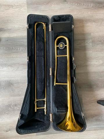 King 606 Trombone met Koffer en Mondstuk beschikbaar voor biedingen