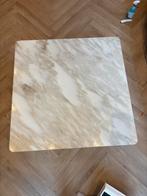 Carrera Marmer Salontafel - Massief en Prachtig, Ophalen, Overige materialen, Gebruikt, 100 tot 150 cm