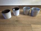 4x Scheurich bloempot, Rond, Binnen, Ophalen of Verzenden, Zo goed als nieuw