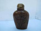 Chinese antieke  jade snuiffles met snijwerk (#2719), Ophalen of Verzenden