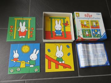 My first Nijntje puzzels 2,3,4 en 5 stukjes. beschikbaar voor biedingen
