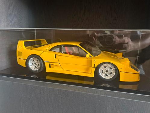Pocher Ferrari F40 yellow  1:8  1/8 nieuwstaat, Hobby en Vrije tijd, Modelauto's | 1:5 tot 1:12, Zo goed als nieuw, Auto, Ophalen of Verzenden