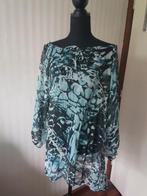 Nieuw! Zeeblauw carmen hals off shoulder blouse top XXL 50, Nieuw, Blauw, Blouse of Tuniek, Essentials