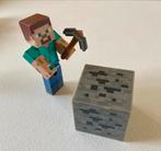 Mojang Steve core actie figuur pop met pickaxe en block, Ophalen of Verzenden, Zo goed als nieuw