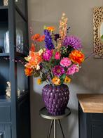 Echt een💕 Eyecatcher Luxe Zijden bloemen in vaas Set Zijde, Ophalen of Verzenden, Nieuw
