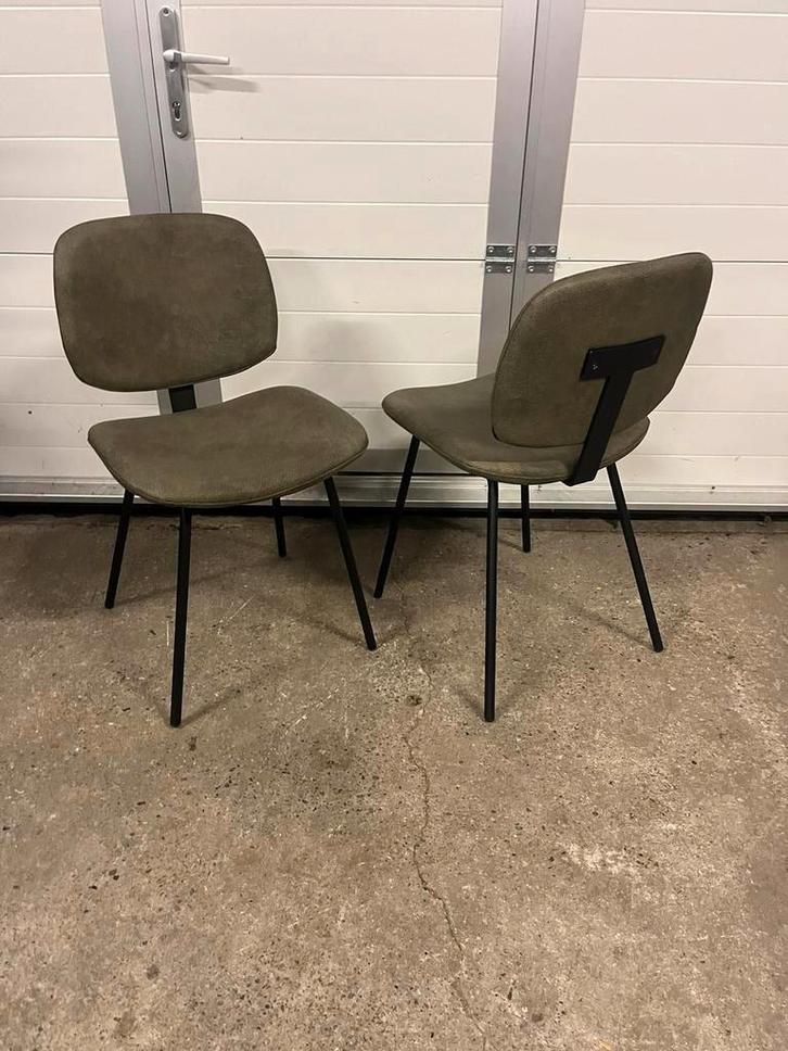 4 stuks nieuwe luxe horeca restaurant stoelen moss groen, Huis en Inrichting, Stoelen, Nieuw, Vijf, Zes of meer stoelen, Leer