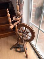 Houte spinnenwiel, Ophalen, Gebruikt, Spinnewiel