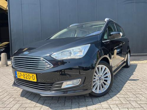 Ford Grand C-Max 1.0 Titanium 7pers! Navi/Panodak/2xschdeur/, Auto's, Ford, Bedrijf, Te koop, Grand C-Max, ABS, Achteruitrijcamera