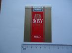 sticker oud ROXY DUAL Sigaret machine apparaat retro, Ophalen of Verzenden, Zo goed als nieuw, Bedrijf of Vereniging