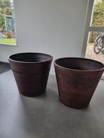 Bloempotten, Tuin en Terras, Bloempotten, Ophalen, Rond, Aardewerk, Binnen