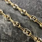14k gouden ketting koffieboon schakel prachtig model, Sieraden, Tassen en Uiterlijk, Kettingen, Ophalen of Verzenden, Nieuw, Goud