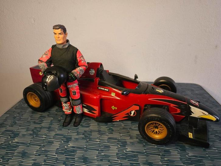 Action Man - Grand Prix F1 - Hasbro, Kinderen en Baby's, Speelgoed | Actiefiguren, Zo goed als nieuw, Ophalen of Verzenden