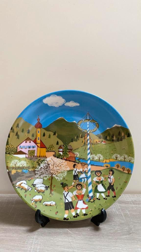 Voorjaar in Beieren Bord - Seltmann Weiden Bavaria WG, Huis en Inrichting, Woonaccessoires | Wanddecoraties, Zo goed als nieuw