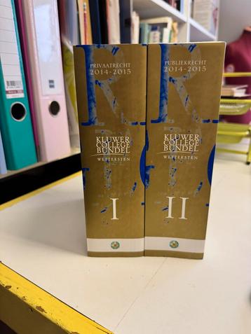 Kluwer College Bundel Wetsteksten 2014-2015 beschikbaar voor biedingen