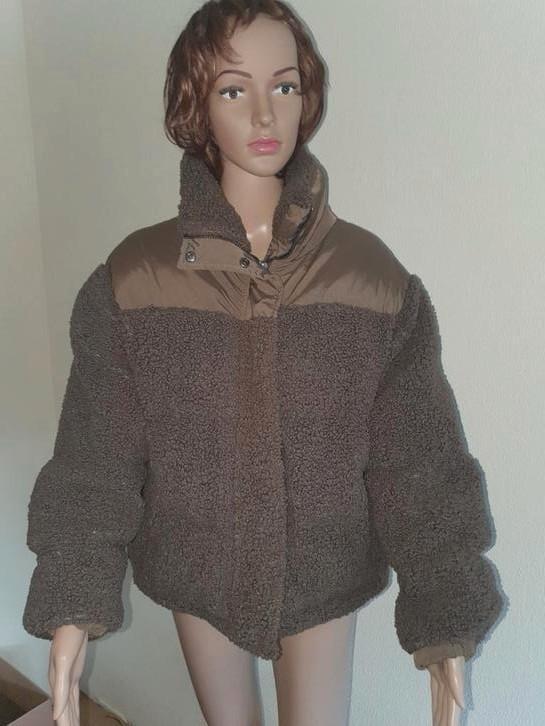 Heerlijke warme teddy jas van FB Sister, Kleding | Dames, Jassen | Winter, Zo goed als nieuw, Maat 38/40 (M), Bruin, Ophalen of Verzenden