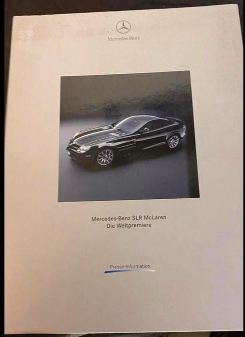 Zeldzame Persmap wereldpremière Mercedes SLR McLaren mint, Boeken, Auto's | Folders en Tijdschriften, Zo goed als nieuw, Mercedes