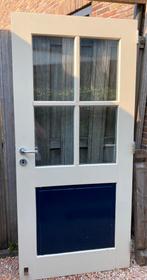 Buiten Deur, dubbel glas, Ophalen, 80 tot 100 cm, 200 tot 215 cm, Glas