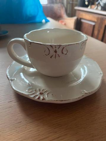 Mooie Kop en Schotel. 4x beschikbaar voor biedingen