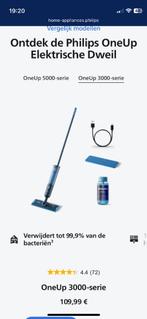 Philips OneUp 3000 elektrische dweil 1x gebruikt, Huis en Inrichting, Schoonmaakartikelen, Ophalen, Mop of Dweil