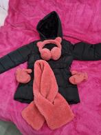 Mooie warme jas met warme setje, Kinderen en Baby's, Kinderkleding | Maat 116, Ophalen of Verzenden, Zo goed als nieuw, Meisje