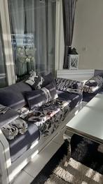 Marokkaanse Sedari Banken - Bekleding & Kussens, Huis en Inrichting, Banken | Bankstellen, Ophalen, Gebruikt, Hoekbank, 300 cm of meer