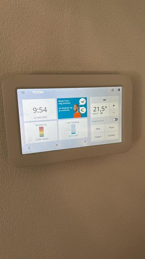 Toon thermostaat, Doe-het-zelf en Verbouw, Thermostaten, Gebruikt, Ophalen of Verzenden