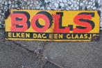 emaille plat bord BOLS "elken dag een glaasje", Ophalen of Verzenden