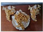 3-delige porseleinen wanddecoratie Copodimonte., Ophalen of Verzenden, Zo goed als nieuw