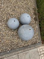 Betonnen waterornament - Set van 3 Bollen, Tuin en Terras, Ophalen of Verzenden, Gebruikt, Beton, Abstract beeld