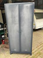 Metalen Kast met Deuren - Industrieel Design, Ophalen, Gebruikt, 50 tot 100 cm, Metaal