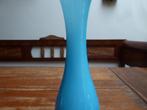 Vintage opaline vaasje in blauw, 25 cm., Antiek en Kunst, Ophalen of Verzenden