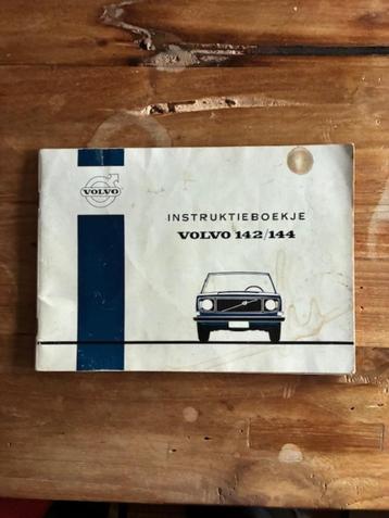 Volvo instructieboekje type 142 - 144 bouwjaar 1969 beschikbaar voor biedingen