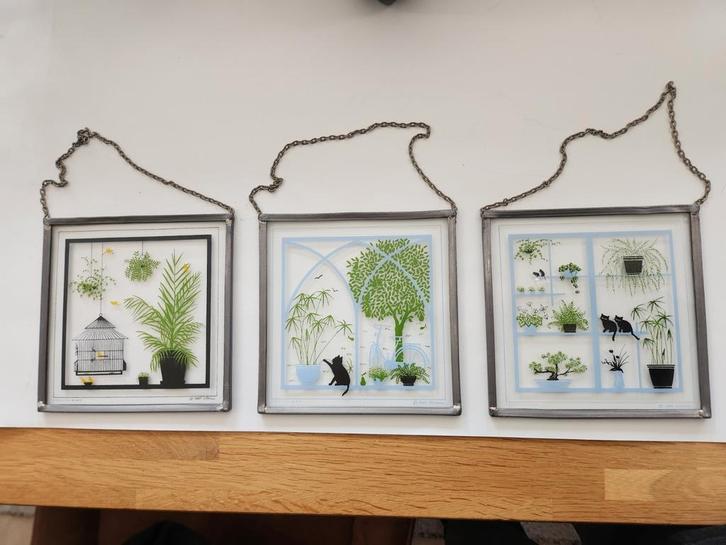 Coos Storm vintage raamhanger glazen hanger stijl /// glas, Antiek en Kunst, Curiosa en Brocante, Ophalen of Verzenden