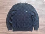 Louis Vuitton Damier Pullover Trui, Blauw, M, Luis vuitton, Ophalen of Verzenden, Zo goed als nieuw, Maat 48/50 (M)