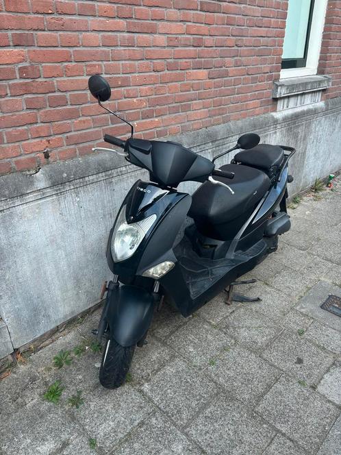 Kymco Agility 50, 2010, 18995km, geel kenteken, rijdt niet, Fietsen en Brommers, Scooters | Kymco, Gebruikt, Agility, Maximaal 45 km/u