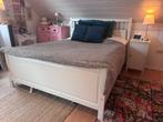 Ikea Hemnes 160x200 cm bed, Ophalen, Wit, Tweepersoons, 160 cm