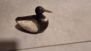 Houten Eend - Decoratief Kunstobject beschikbaar voor biedingen