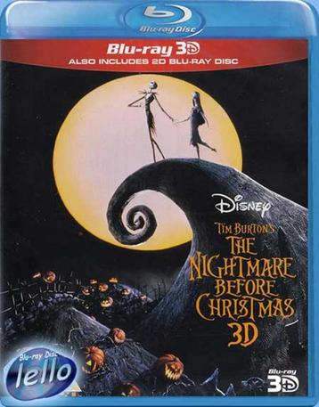 Blu-ray 3D: Disney's The Nightmare Before Christmas (1993) beschikbaar voor biedingen