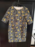 Vanilia Jurkje Zwart Wit Geel Print Maat 38, Maat 38/40 (M), Zwart, Ophalen of Verzenden, Zo goed als nieuw